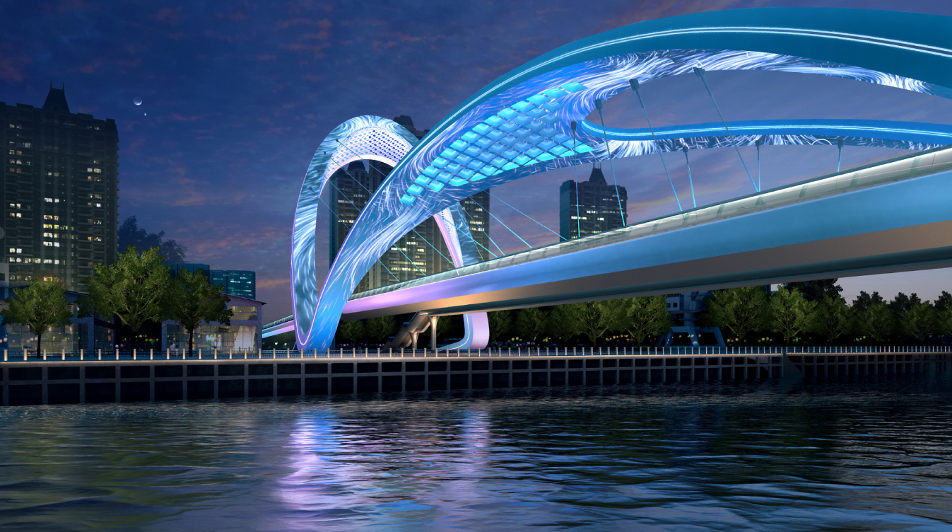 桥梁-流动的音符——2022神灯奖申报创新融合奖——雅江创意照明奖