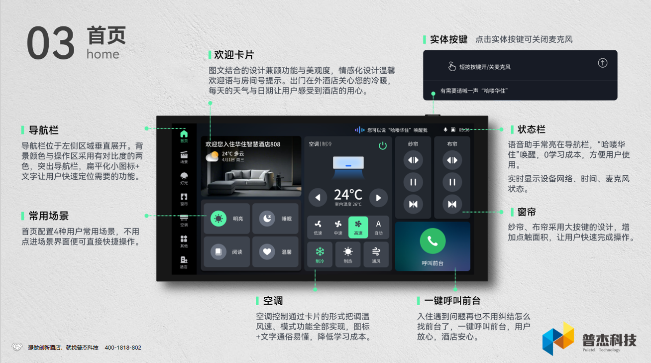 6.9寸双86离线语音屏