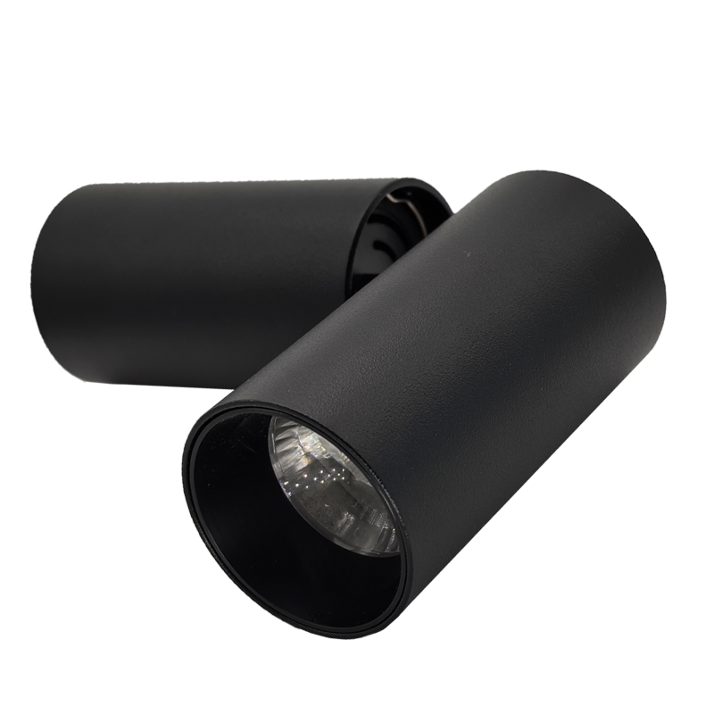 弯曲表面安装聚光灯旋转调节投影角度轨道射灯 TP80C2