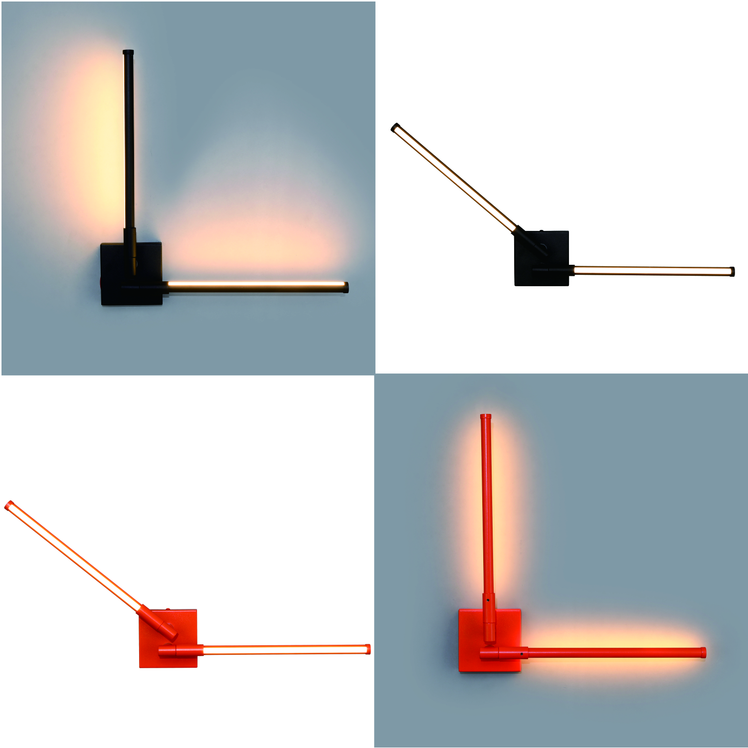 Transform 双头现代简约DIY铝材壁灯