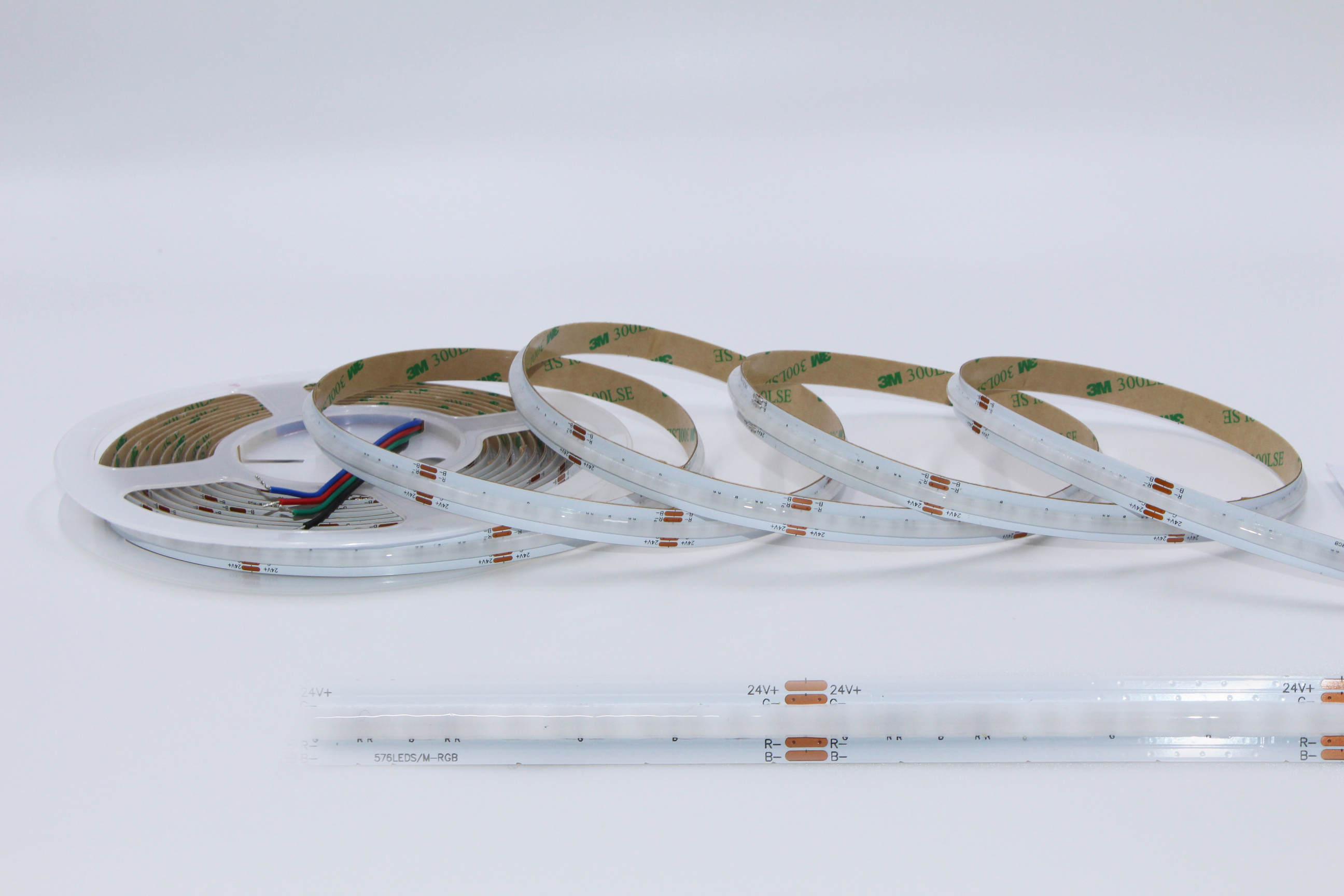 COB灯带 RGB  RGBCW  RGBW 七彩灯带