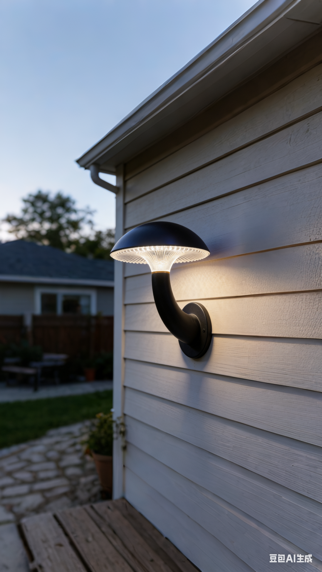 市电/太阳能/蘑菇壁灯