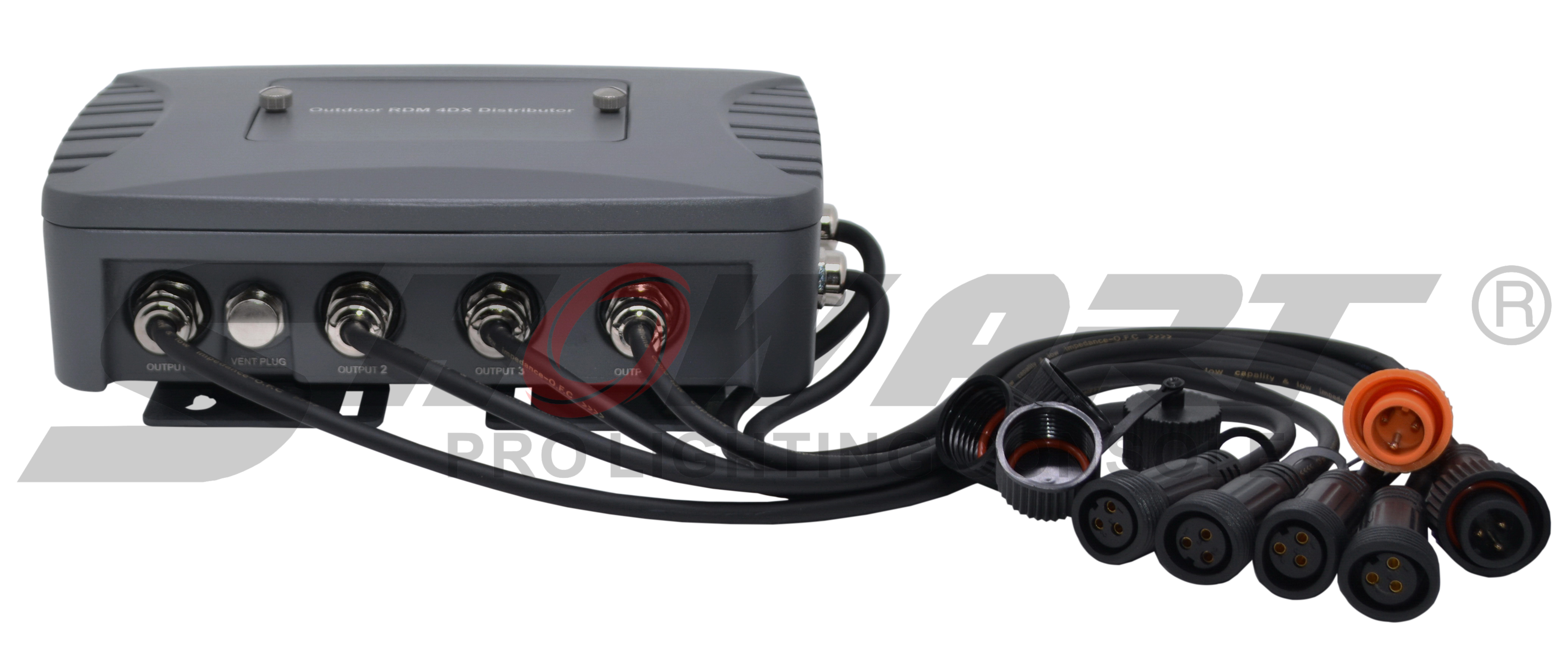 1366-RDM—铸铝户外4路RDM信号放大器