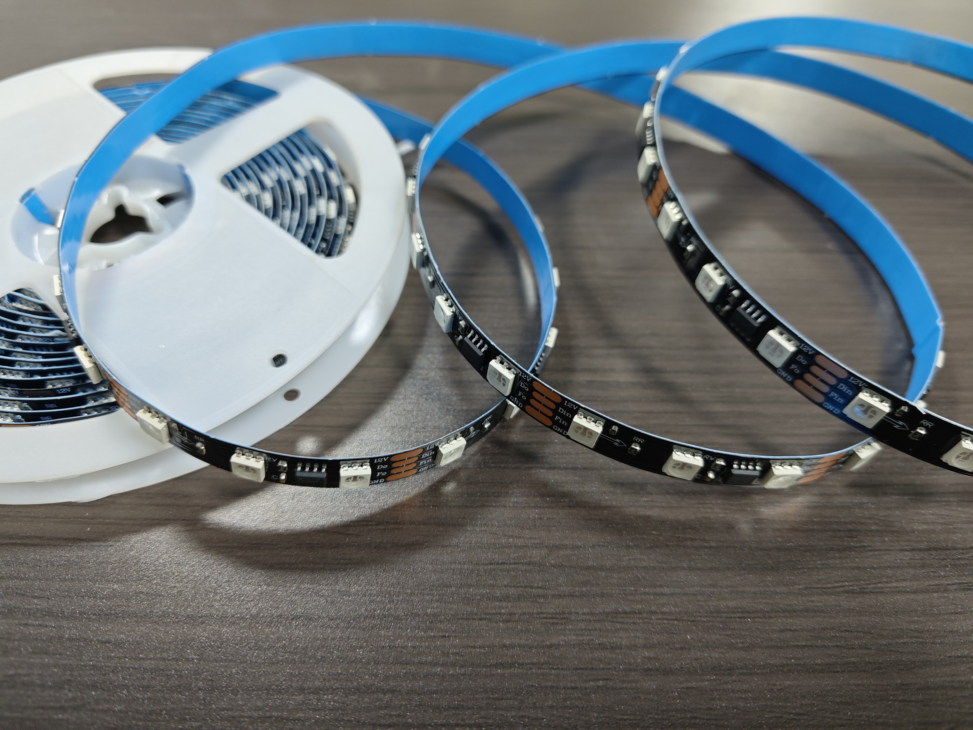 12V20段60灯断点续传RGB裸板16703