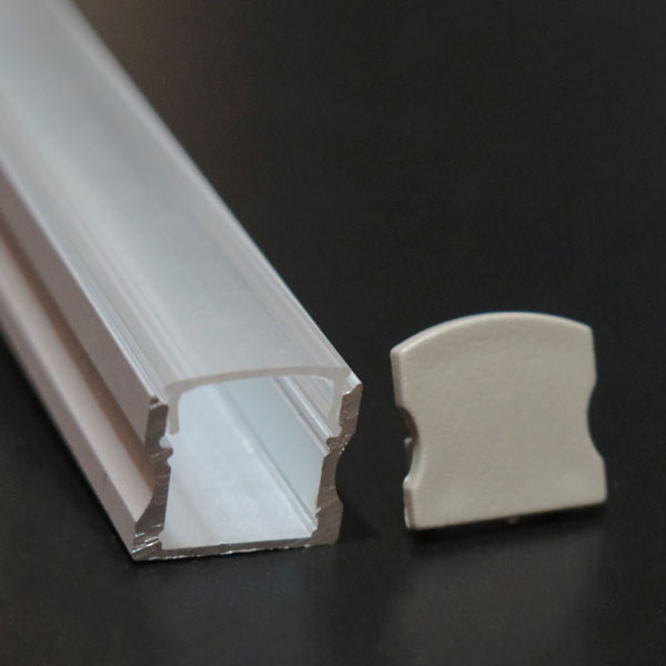 线性 LED 铝 U 型槽适用于木制石制家装阳极氧化方形型材