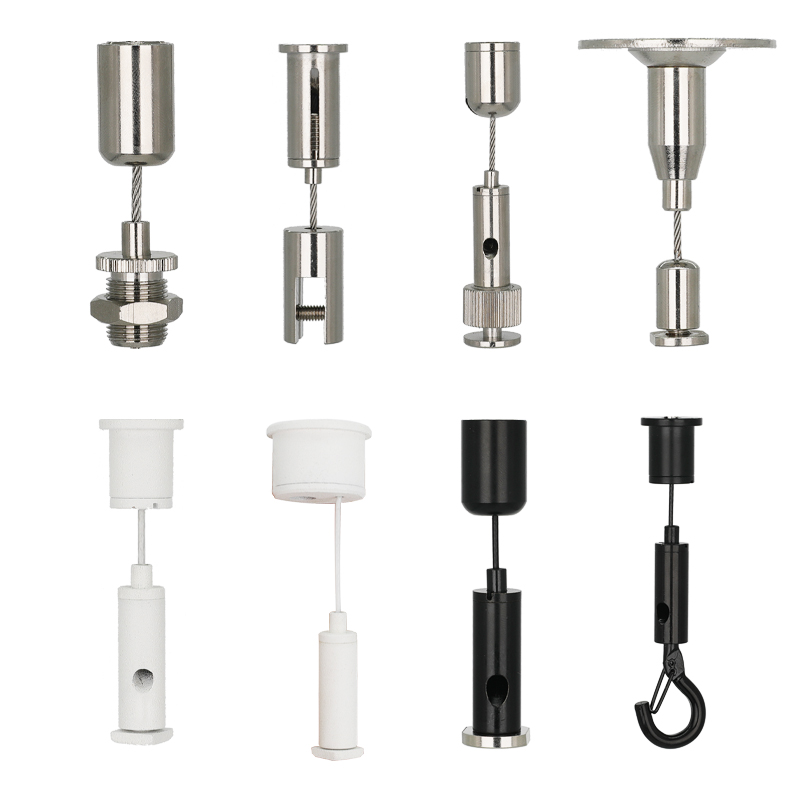 吊灯悬挂配件钢丝锁线器吊线 suspension kit