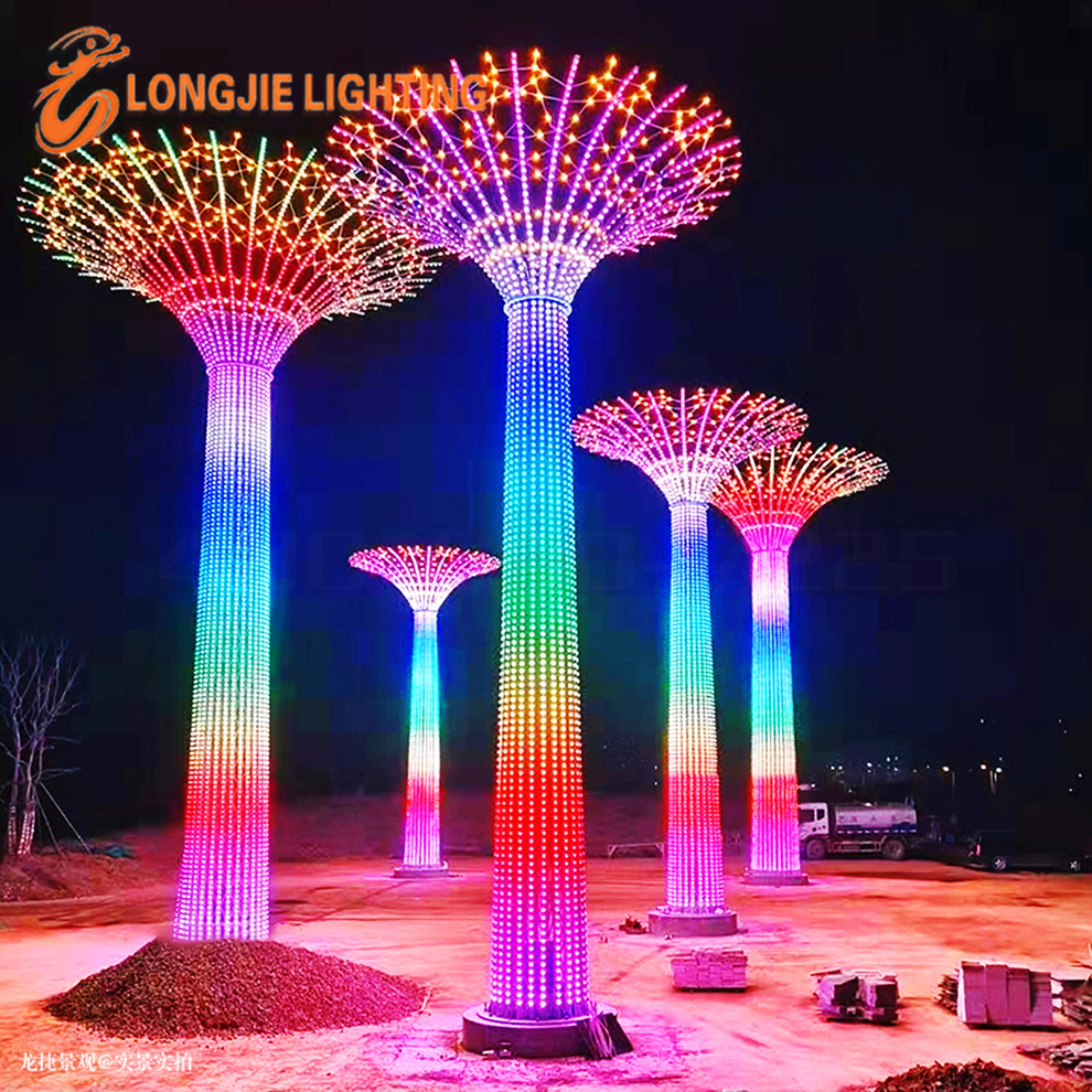 高8米 点光源许愿树 LED空中花园许愿树大型灯光秀户外灯光