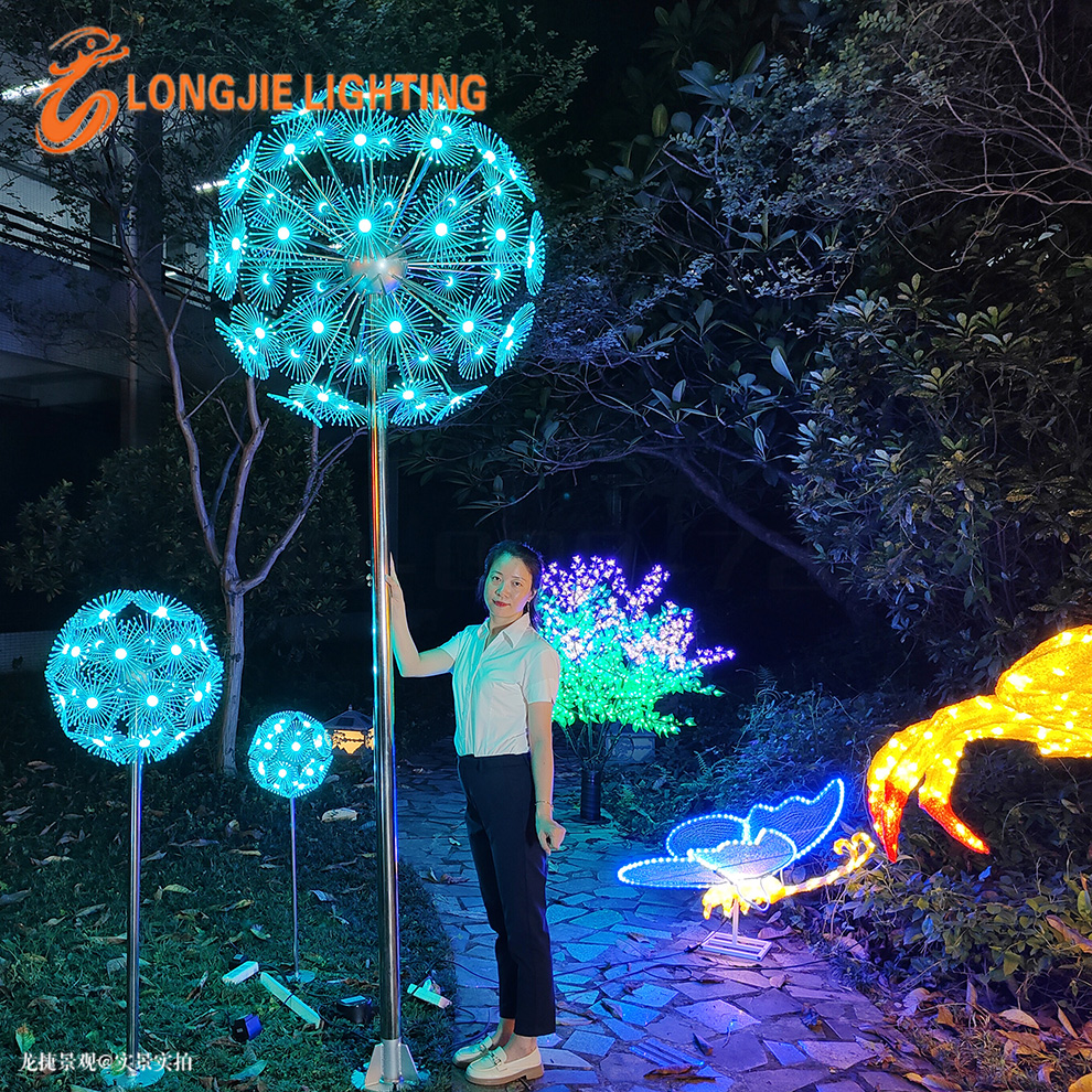 高3米 宽1米50朵 LED蒲公英灯 户外蒲公英灯防水景观灯