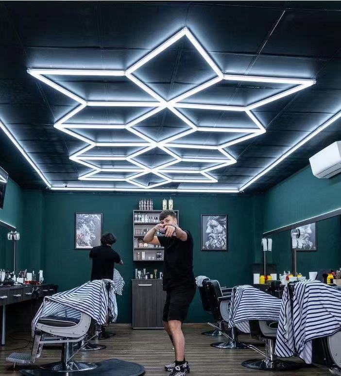  多边形灯理发店Polygon Barber shop led