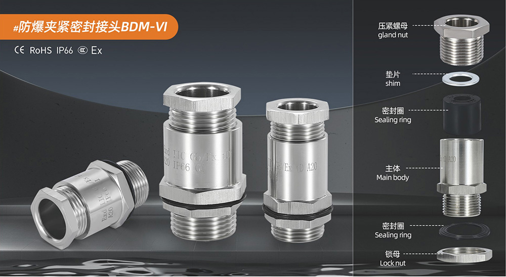 防爆夹紧密封接头BDM-VI