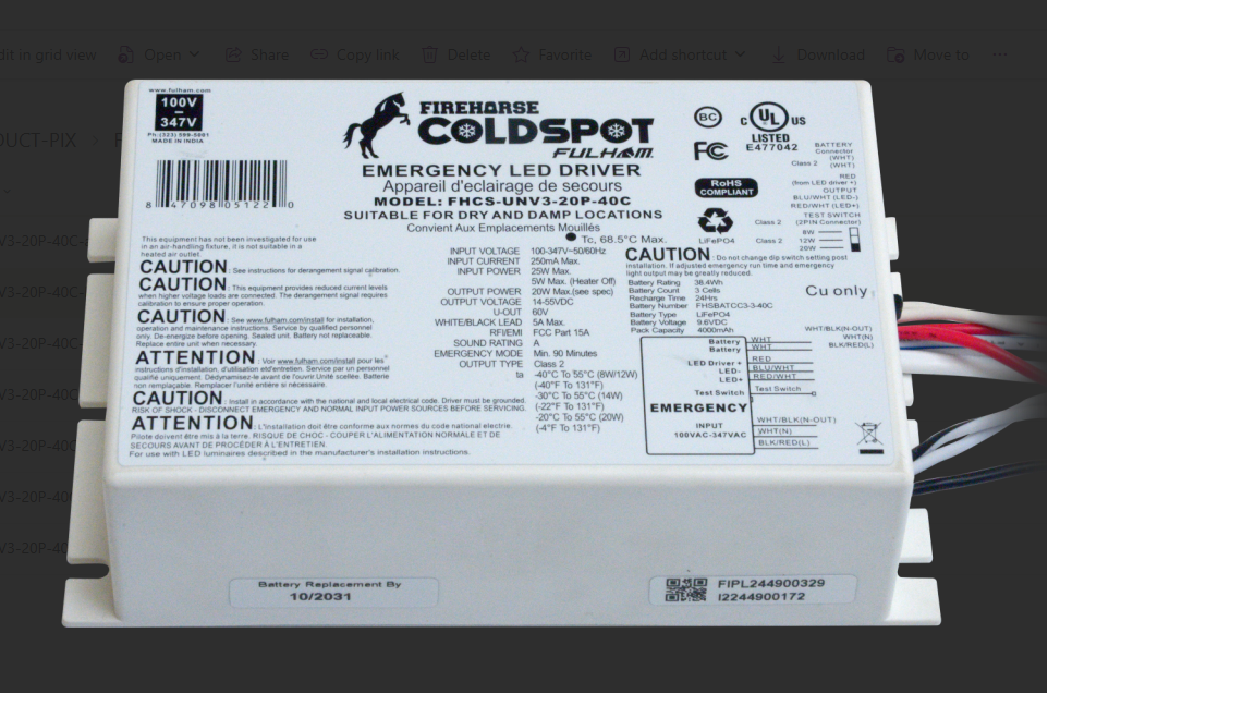 ColdSpot 低温，可编程应急驱动