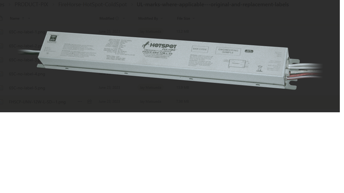 HotSpot 恒功率应急驱动，通用电压（灯具内安装）