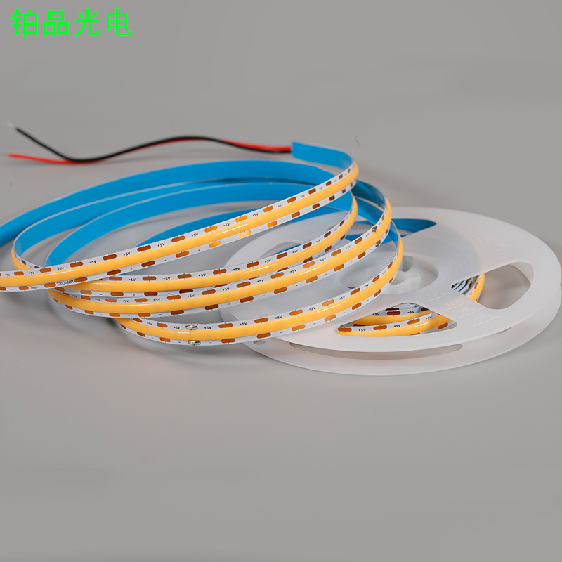  铂品cob灯带5v 300灯 8mm 双面板