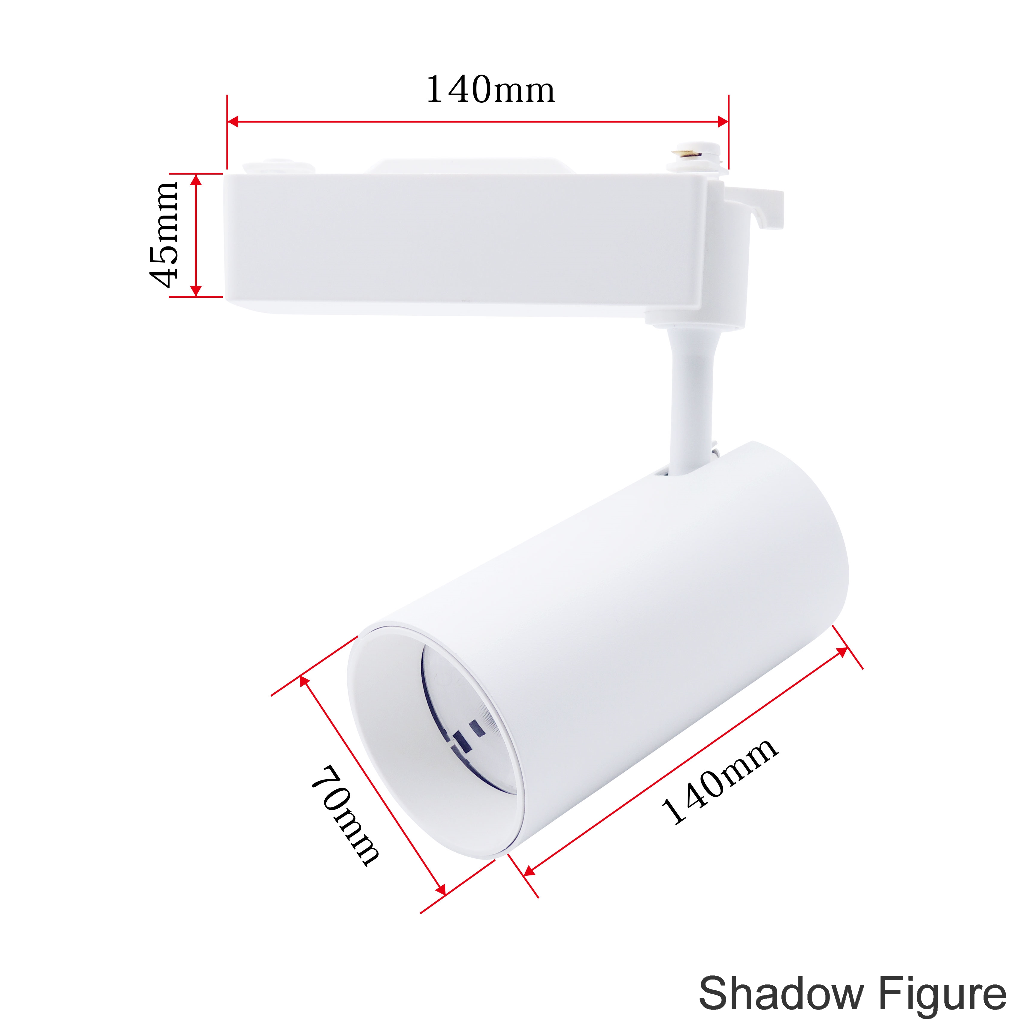 LED轨道灯聚光灯T012系列
