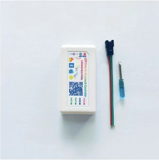 蓝牙APP音乐幻彩控制器白盒2.4G墙壁遥控器