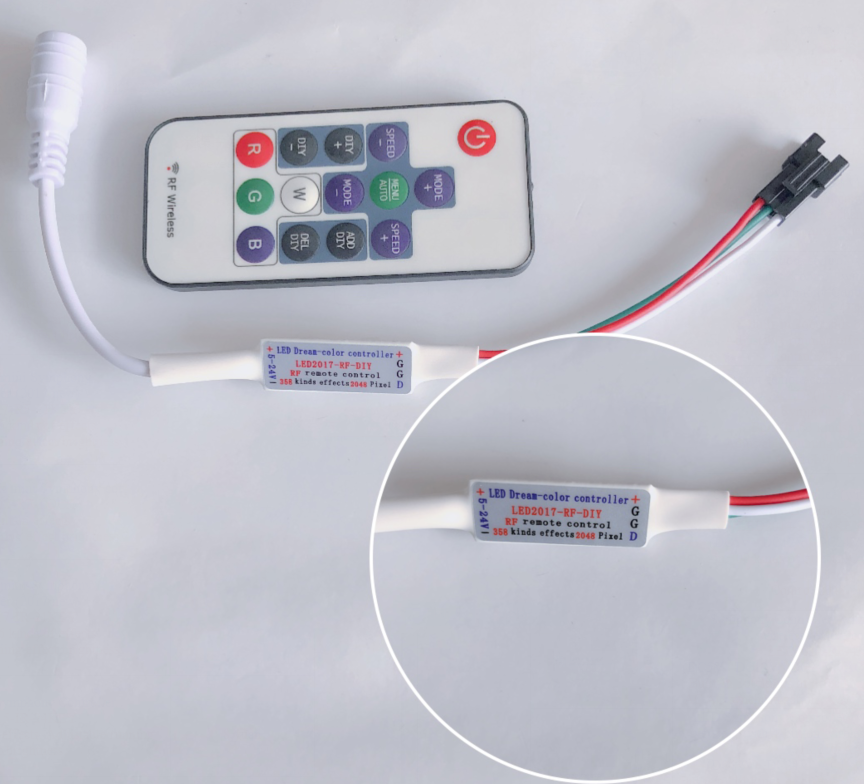 RF14按钮/17按钮DIY迷你RGB控制器