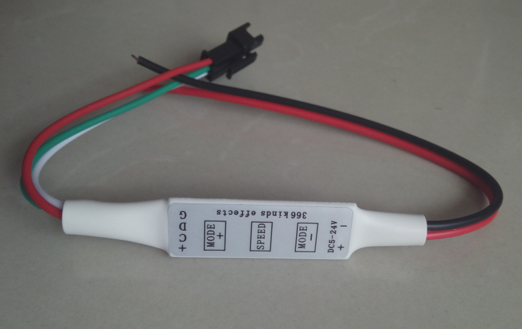 配备3个按钮的迷你变色控制器