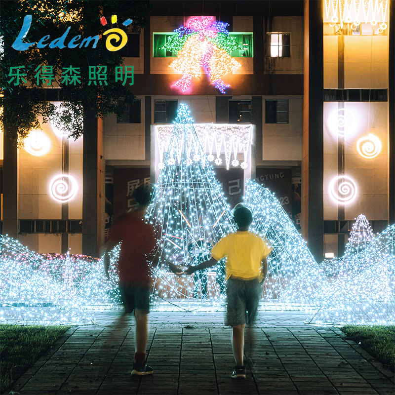 台湾公园景区商业街造型灯LED特色灯串非标订制大型广场灯景观