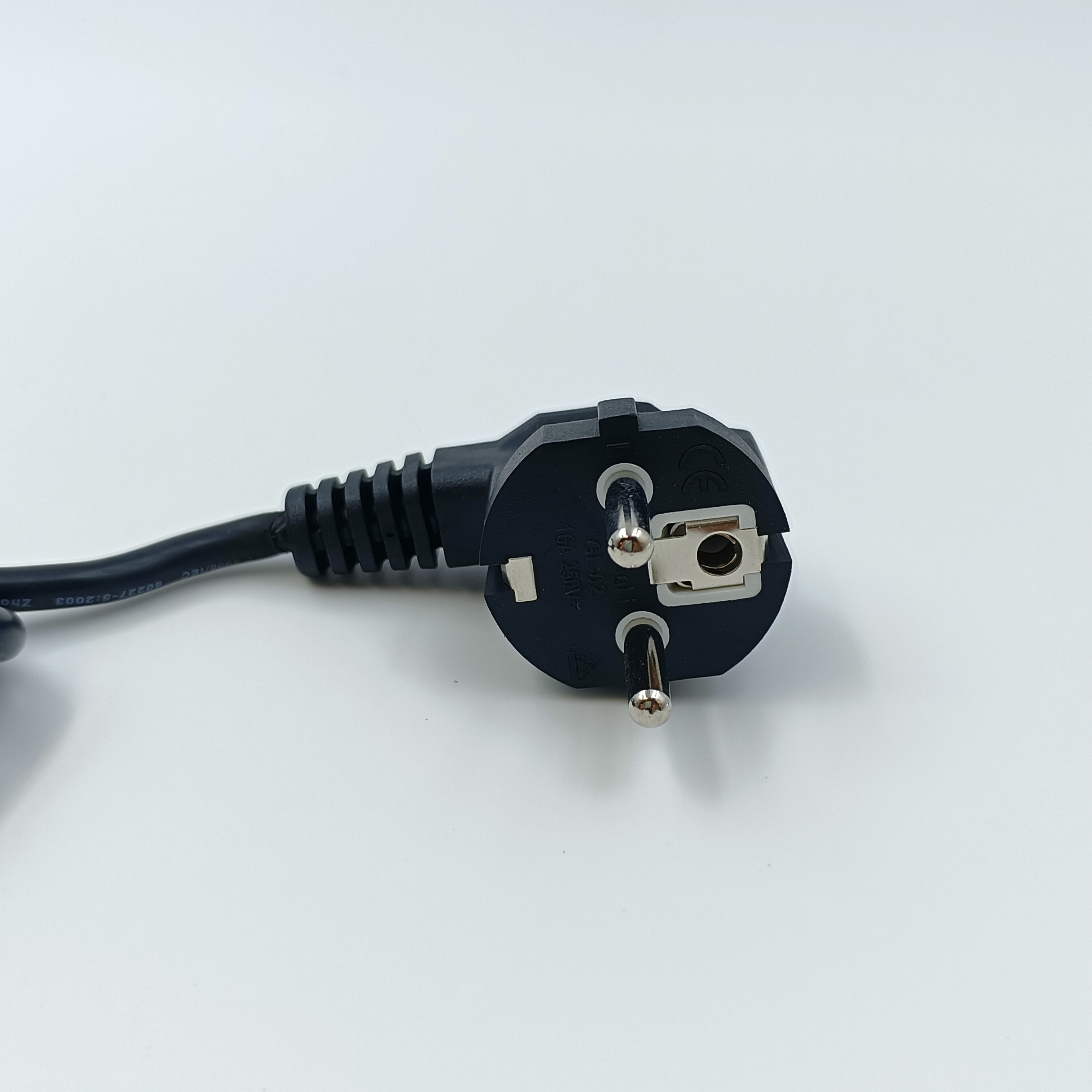 欧标三插VDE认证电源线3芯纯铜电源线加品字尾欧规三插