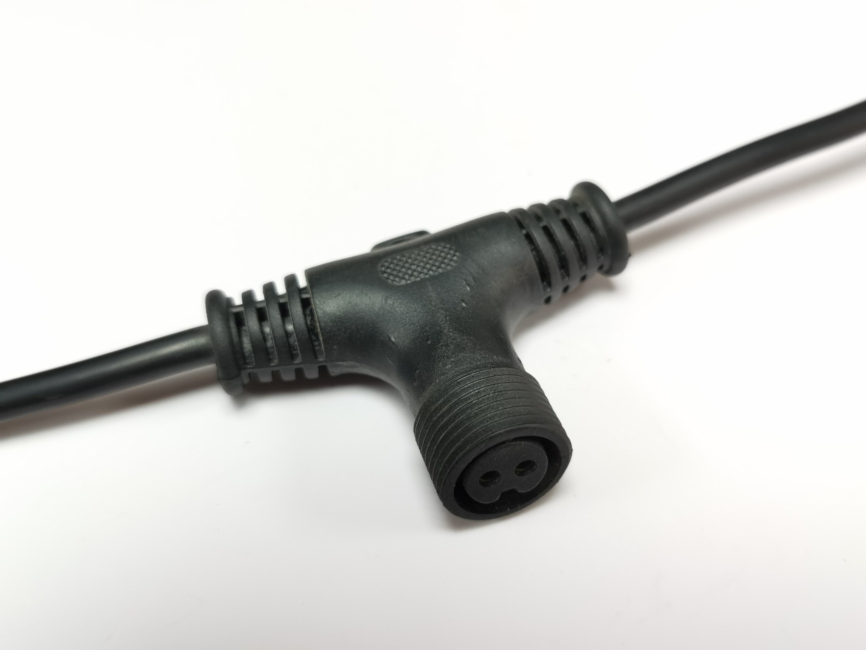 T型三通防水电源三通防水线串IP653C认证LED灯串连接线