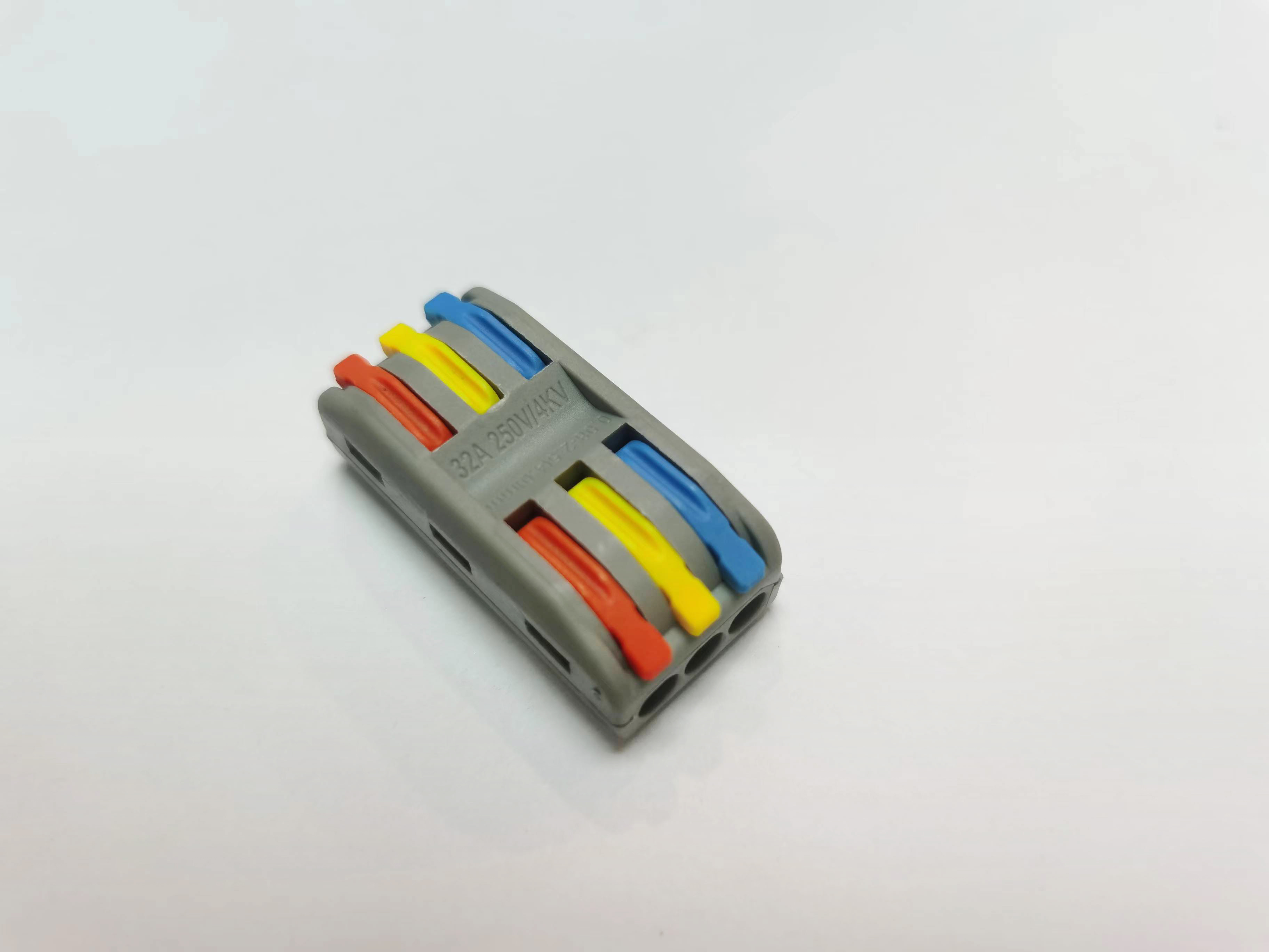 快速接线端子 按压式快速接线端子 阻燃接线端子