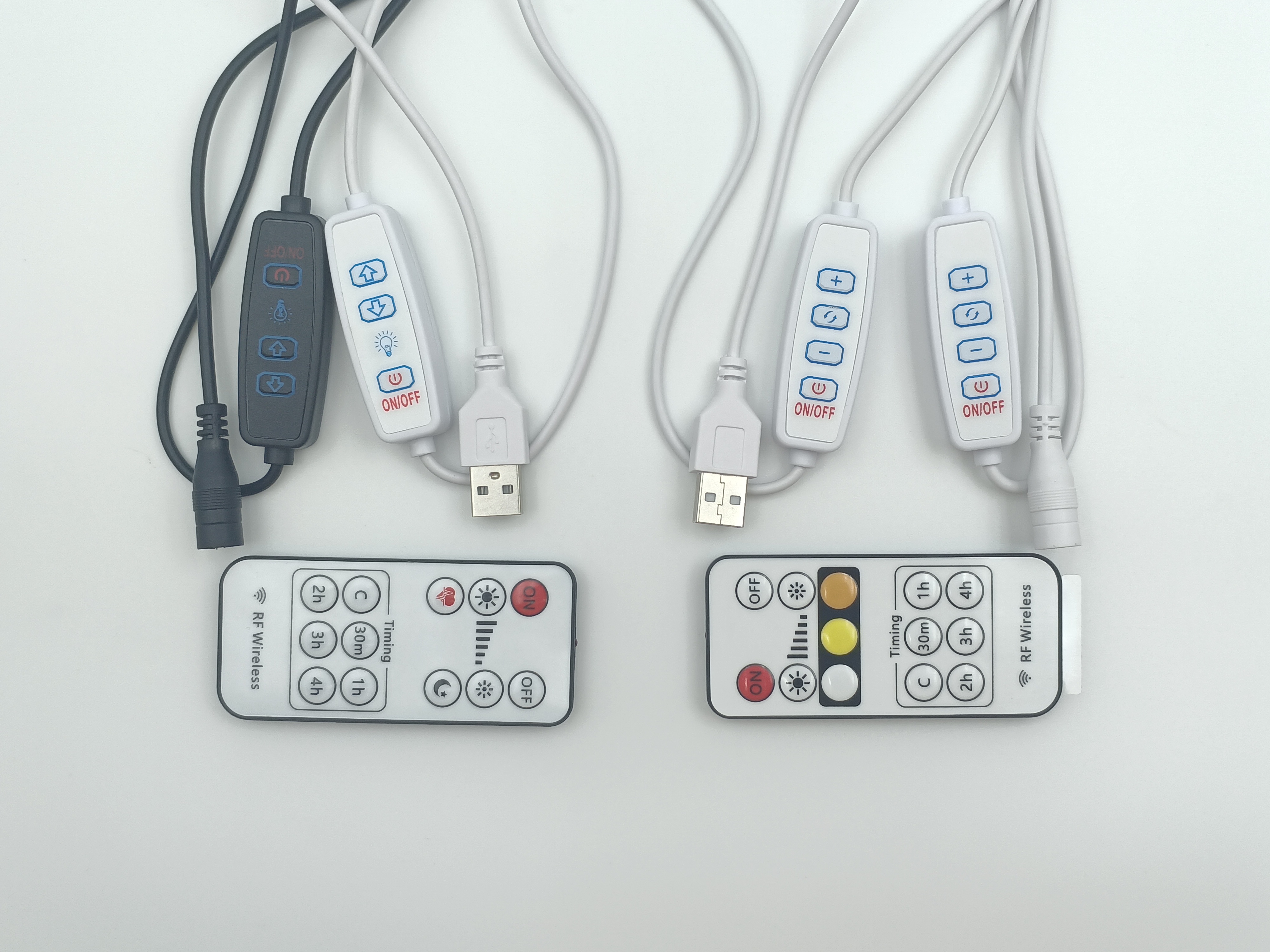 led开关线遥控器 灯光调光器色温调节器定时亮度功率调节