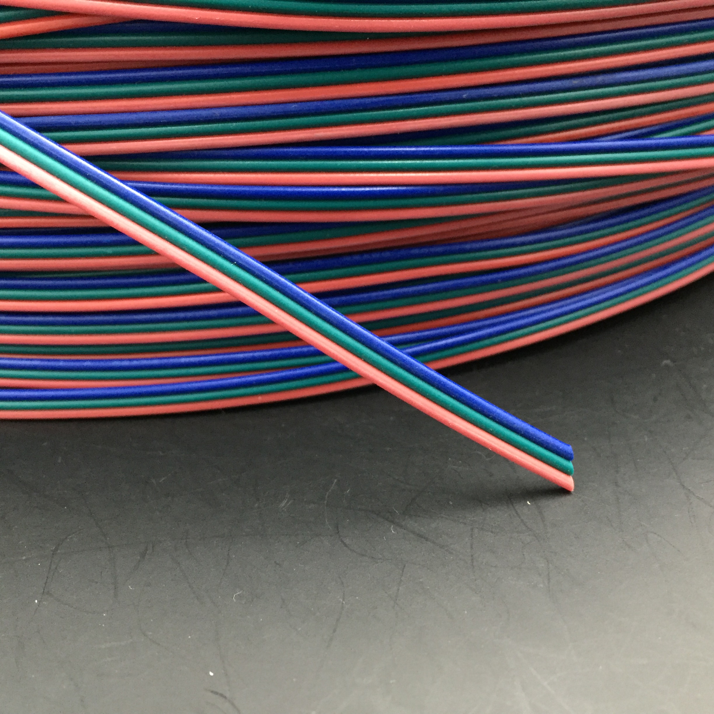 2468红黑双并线PVC电子线led连接线日光灯