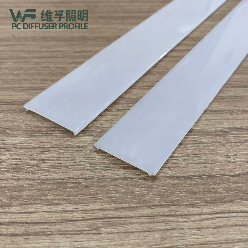 定制壓花燈凌晶透明雙色擠出線條燈擠出pc燈罩