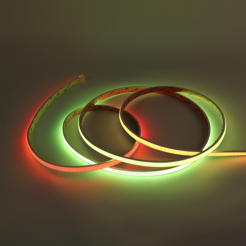  COB幻彩燈帶24V全彩跑馬流水RGB420燈氛圍燈帶