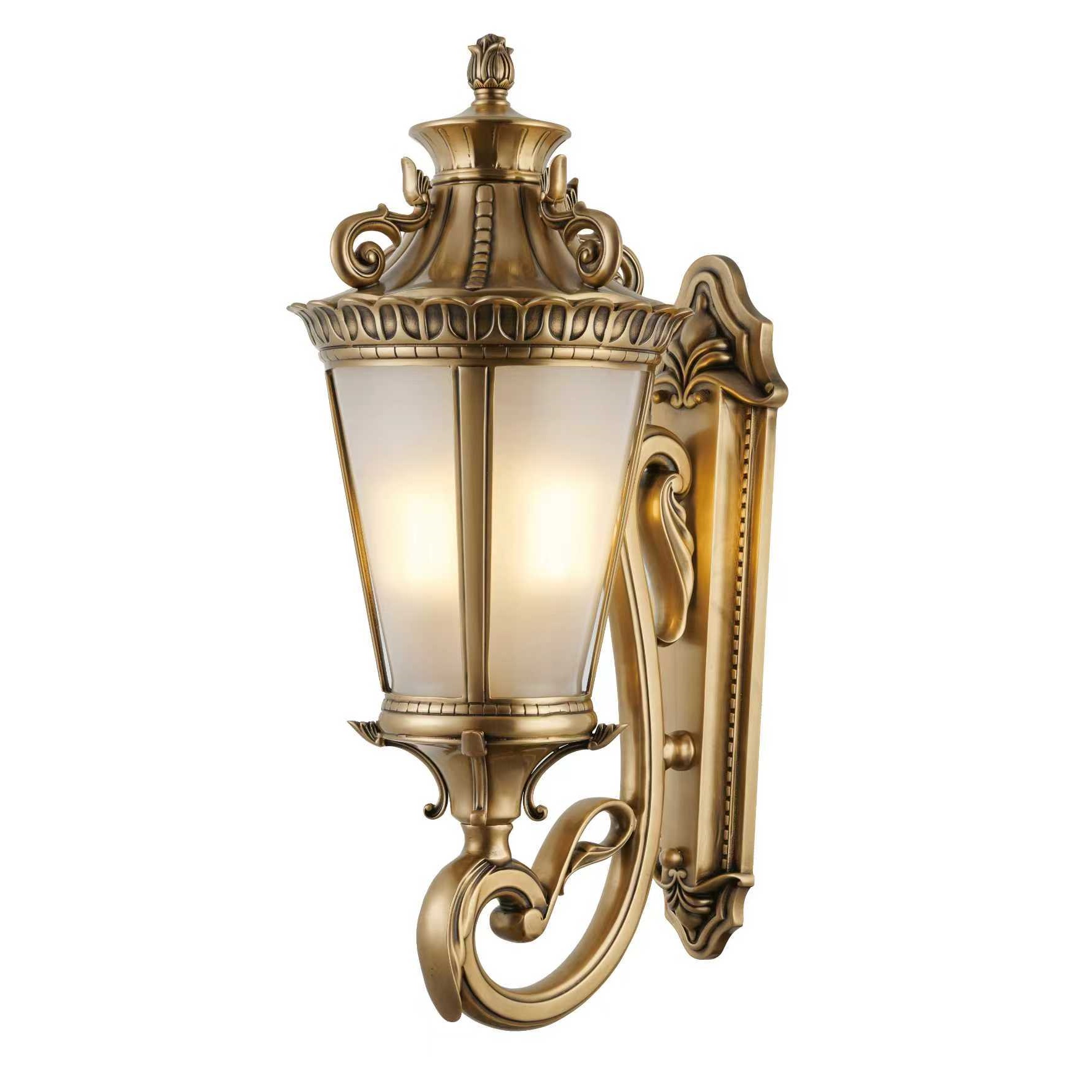  別墅園林全銅歐式戶外壁燈