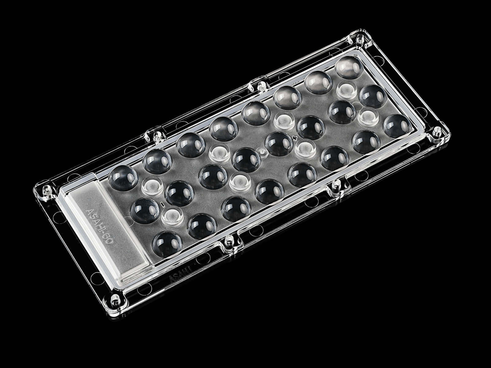 173mm 3×8 IP66戶外透鏡 60°中光束角PMMA