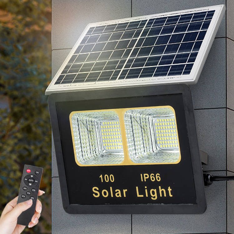 LED太陽能投光燈SMD戶外庭院公園節能高亮泛光燈路燈